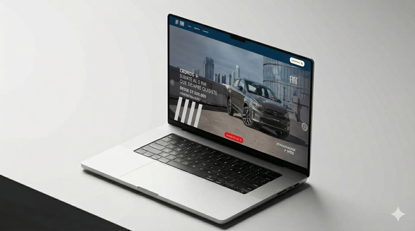 Sitio web para concesionaria Fiat